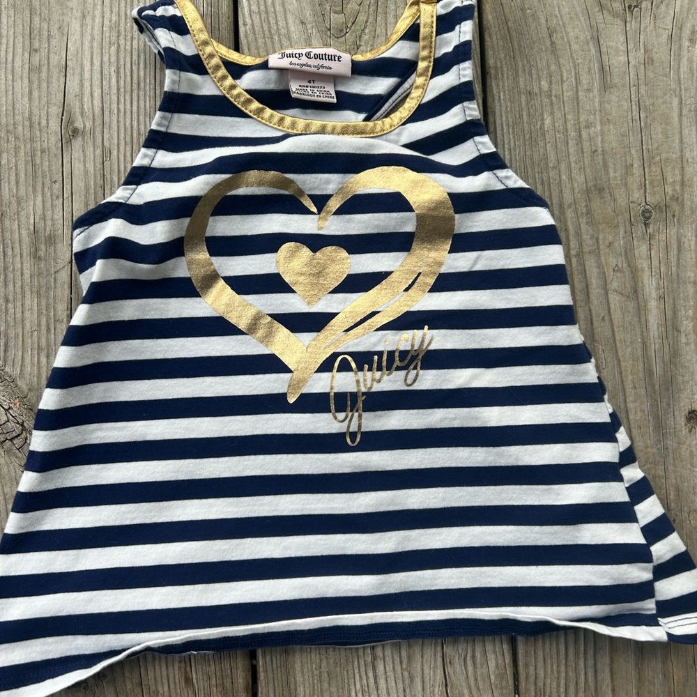 ❌ SOLD Juicy Couture Toddler Girl Tank Top 4T